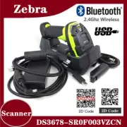 Zebra DS3678-SR3U42A0SFC Standard Range Wireless Barcode Scanner w Cradle & PSU