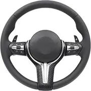 Carbon Fiber Car Steering Wheel，Compatible With BMW F01 F06 F07 F10 F11 F12 F13 F14 F15 F16 F22 F30 F80 F82 F83 F85 F86 F87 X3M X4M X5M X6M(M3)