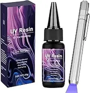 UV Resin, UV Light Curing Glue, Fast Drying Art Adhesive, Traceless Repair Sealant for Home Decoration Electronic Product