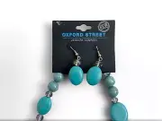 Vintage Faux Turquoise Earring & Necklace set