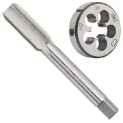 1/2"-28 UNEF HSS Tap And Die Set 1/2 x 28 UNEF Machine Thread Tap And Round T...