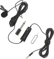 SWOOMEY 1 Set Lapel Microphone for Live Streaming Lectures Clip Design High Sensitivity Recording Microphone for Interviews Video Production and Content Creation