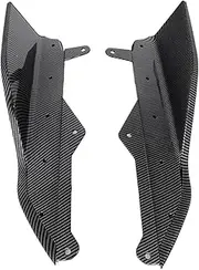 Compatible Compatible for BMW G42 2022-2024 Carbon Fiber Look Side Skirts Trim Flaps Cover Splitter