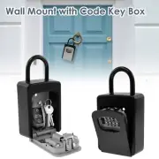 Key Safe Box with Code Resettable 4 Digit Combination Key Hider Box EmzvZ