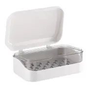 Soap Saver Dish Office Travel Shower Draining Storage Container