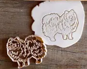 Pomeranian Dog Pom Spitz Face Body Parson Dog Doggy Pet Cookie Cutter