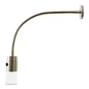 LED Push Switch Flexible Reading Light Aluminium 1w 10-30V