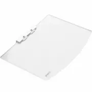 VIVO White Floating Wall Mount Tempered Glass Shelf for DVD Player, Game System