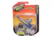 Adventure Wheels Tailwinds US Navy F/A-18 Airplane Blue & Yellow Maisto 2011