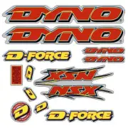 DYNO - 1996 NSX decal set on chrome - old school bmx