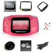 NEW GBA Nintendo Game Boy Advance Replacement Housing Shell Screen Lens Pink!