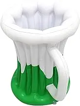 Inflatable Beer Cooler, Inflatable Cooler Beer Mug Beverage Cooler, PVC Large Beverage Containers Portable Party Decorations for BBQ, Beach & Celebrations