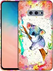 for Samsung Galaxy S10e, Samsung Galaxy S10e Case - Koala Bear Watercolored Printed Slim & Sleek Cute Plastic Hard Protective Designer Back Phone Case/Cover for Samsung Galaxy S10e