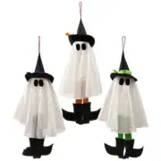 HALLOWEEN DECOR 3 PACK Scary 24" Hanging Witch Ghost SET 3 NEW FREE SHIPPING!