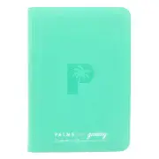 Collector's Series TOP LOADER Zip Binder - CLEAR - Turquoise