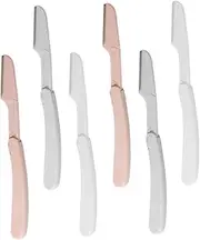 minkissy Compact Pcs Eyebrow Trimmer Set Shaver Stainless Steel for Office Travel and Gifting