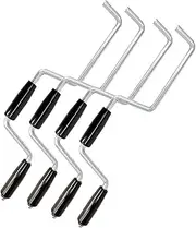 Quality Life Winch Strap Winder for Flatbed Trailer, Winding Straps Roll-up Hand Roller, Tie-Downs Winch Straps for Truck Trailer 4pcs