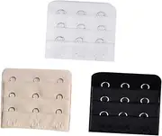 [OATIPHO] Skin-friendly Bra Hook 30pcs Bra Clasp Three-row Buckle for Size Adjustment