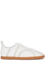 Totême Panelled Leather Sneakers - Off White - 40 (IT40 / UK7), Toteme Trainers, Lace up Front - 40 (IT40 / UK7) 40 (IT40 / UK7)