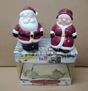 PUBLIX Salt & Pepper Shakers NEW, Mr. & Mrs. Santa Clause, 2001 RARE