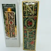 Noel Candle Colonial Candle of Cape Cod Tower Candle Hyannis MA NIP