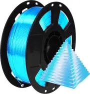 Silk Acid Blue PLA Peacock Blue Pearlescent Shining 3D Printing Material, 1Kg 2.