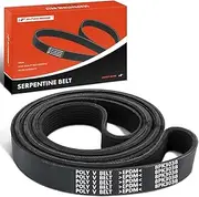 A-Premium Engine Serpentine Drive Belt Compatible with Ford F-250 1995-1996, F-250 HD 1997, F-350 1995-1997, F-Super Duty, E-350 Econoline, E-350 Econoline Club Wagon, Econoline Super Duty, 7.3L
