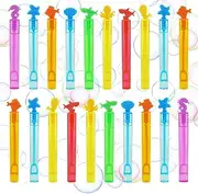Pack of 20 Mini Bubble Sticks, in 6 Colours Bubbles for Children's Birthday, Soap Bubbles Children, Mini Bubbles Toy as Party Bags for Children, Small Gifts for Children
