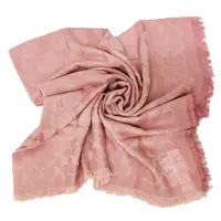在飛比找蝦皮商城優惠-【COACH】C LOGO棉混莫代爾絲巾方巾圍巾(乾燥玫瑰)