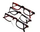 3 pair Reading Glasses Power +1.50 Compact variety color Men Women