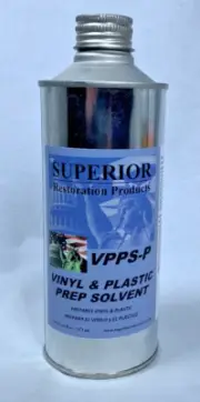 Vinyl & Plastic Prep Solvent VPPS-P Superior Restoration 16 oz