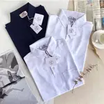 二手精品 HERMES H EMBROIDERED BUTTONED POLO SHIRT 愛馬仕 短袖 POLO襯衫