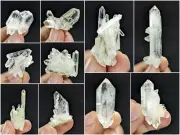 NATURAL FADEN QUARTZ CRYSTAL CLUSTER SPICEMENS HEALING CRYSTAL REIKI 654g