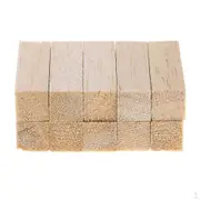 Balsa Wood Blocks Wooden Rods Models, Aircrafts Kit, Film Props, DIY Projects Pack of 10, 50/80mm in 50mm