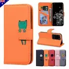 For Samsung S25 S24 S23 S22 S21 Plus Note20 Ultra Case Leather Wallet Flip Cover