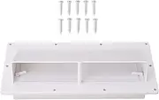 GRCFUMO Exhaust Ventilation Cover, High Impact Rv Exhaust Vent Cover, Large Outlet Vent Cover for Rv, Mobile and Manufactured Housing (Blanco)