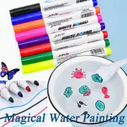 4/8/12 color Magical Water Painting Pen Magic Doodle Drawing Pens(with SPOON)
