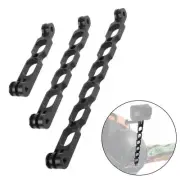 Aluminum 1/4 Extension Hole Rod Arm Mount Helmet For Gopro Max For Insta.360 m