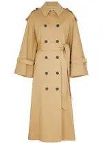 BY Malene Birger Alanis Stretch-cotton Trench Coat - Beige - 16 16