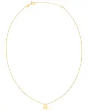 14K Italian Gold Leo Necklace