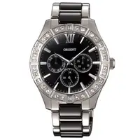 在飛比找PChome24h購物優惠-ORIENT 東方錶現代系列CASUAL三眼陶瓷腕錶39mm