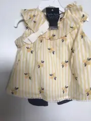 Cynthia Rowley Lemon Baby Girl Dress ( 3 ps ) Size 12 Month