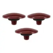 Camera Shutter Button 3pcs Shutter Release Button Convex, Dark Red