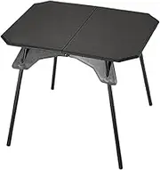 Portable Camping Table,Outdoor Folding Small Table | Foldable Stand, Height Adjustable, Removable Legs, Lightweight Picnic Desk for Outside Inside