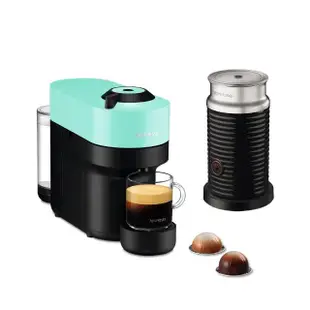 【Nespresso】臻選厚萃Vertuo POP膠囊咖啡機奶泡機組合(瑞士頂級咖啡品牌)