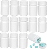 Ipetboom 20pcs Pill Case Portable Pill Holder for Travel Non Transparent Design for Organizing Medications Material Easy Open Spiral Structure