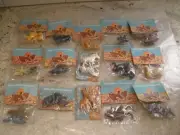 NEW VINTAGE ARCO ARC TOY ANIMALS SEALED COMPLETE SET OF 15 (T88)