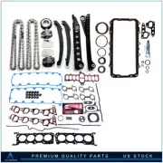 ✔For 97-99 Ford E-150 Econoline 5.4L VIN L Timing Chain Kit Full Gasket Set SOHC
