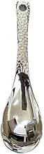 lskdnrufh Spoon Stainless Steel Deep Large Capacity Spoon Silver Mirror Polished Cutlery Soup Rice Home Kitchen Tableware Tablespoon