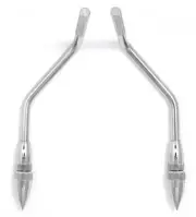 NEW - Gibraltar Dunnett R-Class 12.7mm Bass Drum Gull Wing Spurs, #SC-GWS127